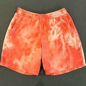 Adidas Adicolor Essentials Trefoil Fleece Shorts Pink - Men’s Size M